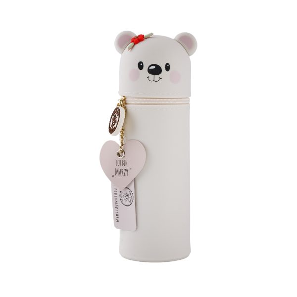 Federmäppchen aus Silikon - Eisbär "Marzy"