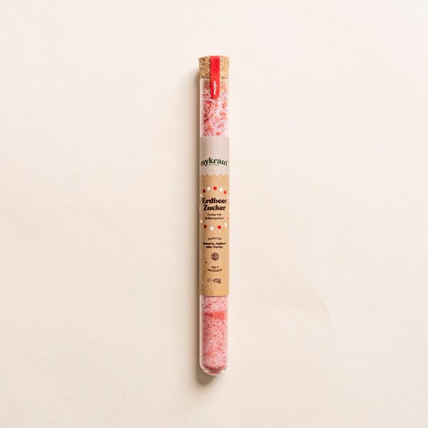 Erdbeerzucker - Gewürz im Reagenzglas
