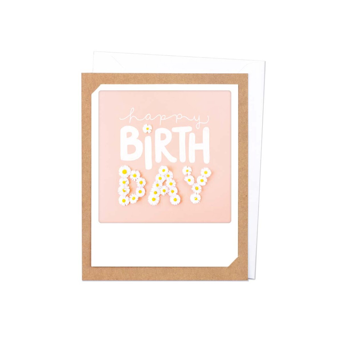 Happy Birthday Daisies - Klappkarte
