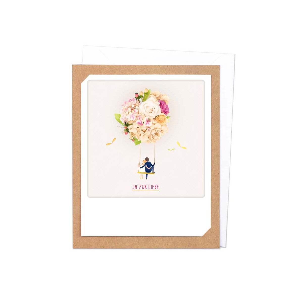 Ja zur Liebe - Klappkarte