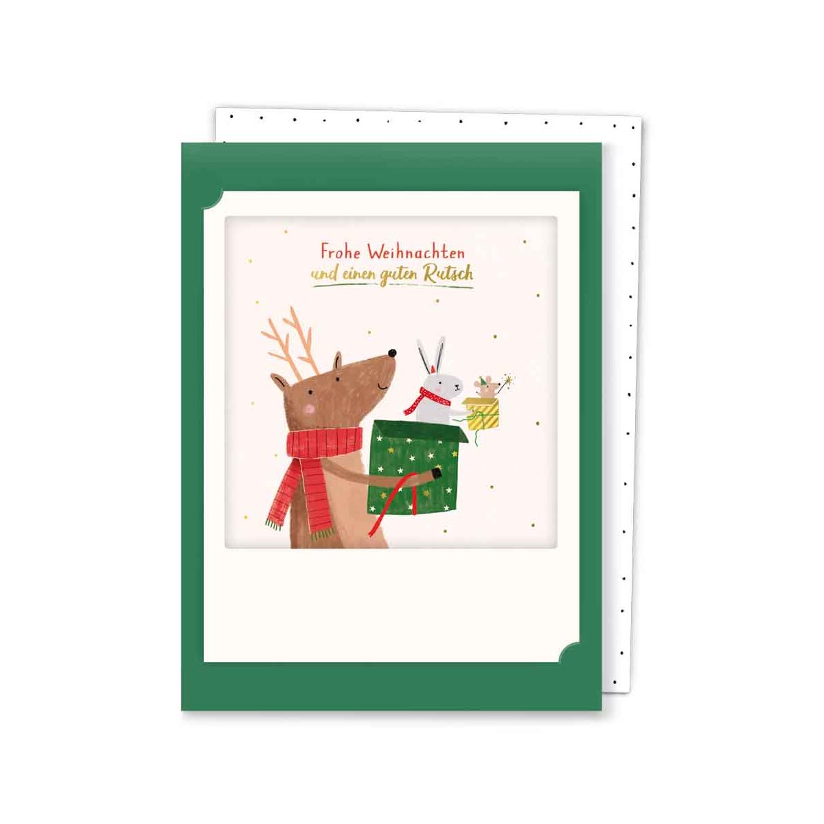 Unendlich Geschenke - Kleine Klappkarte