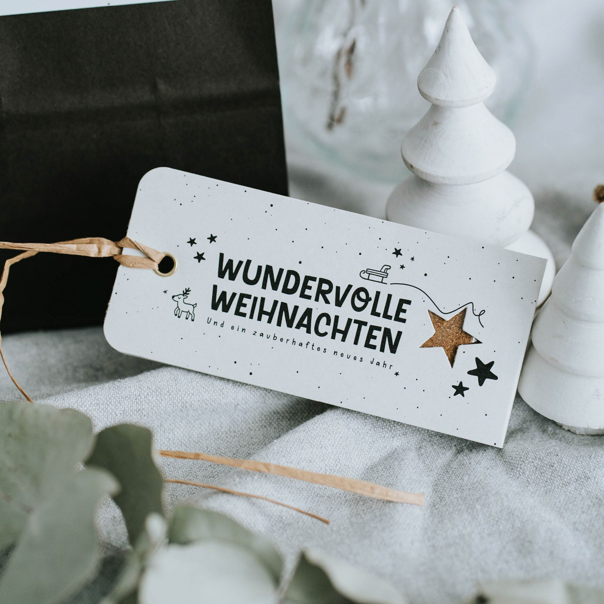 Wundervolle Weihnachten - Geschenkanhänger – Bild 7