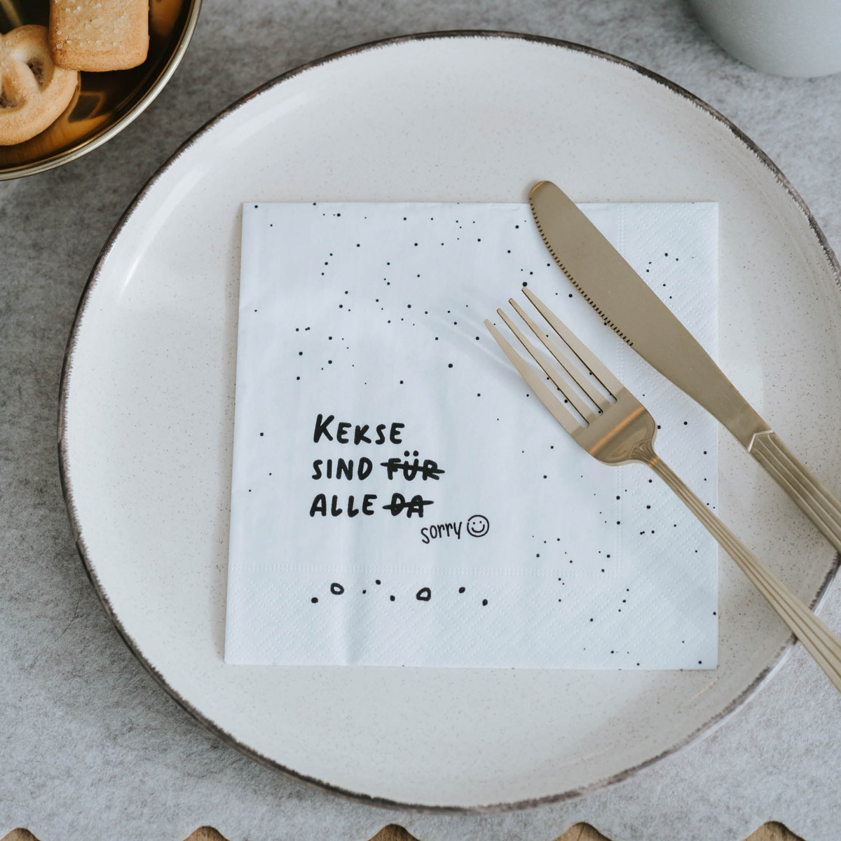 Servietten - Kekse sind alle