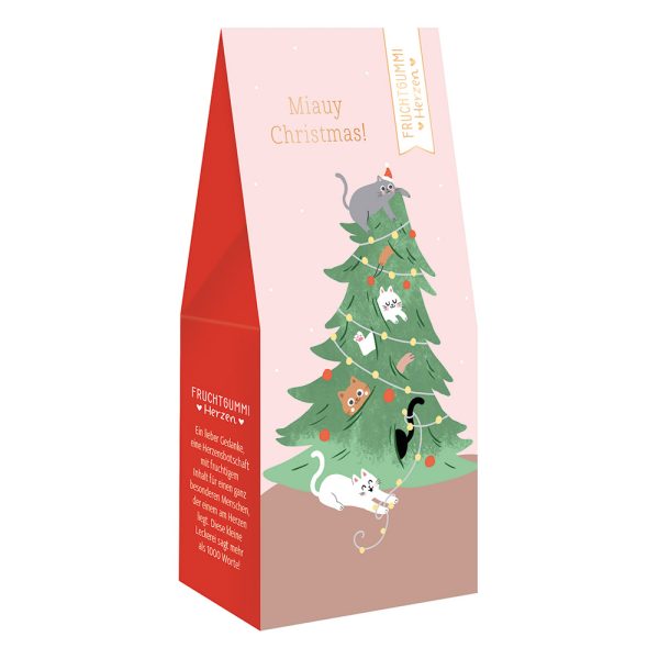 Miauy Christmas! - Fruchtgummi-Herzen