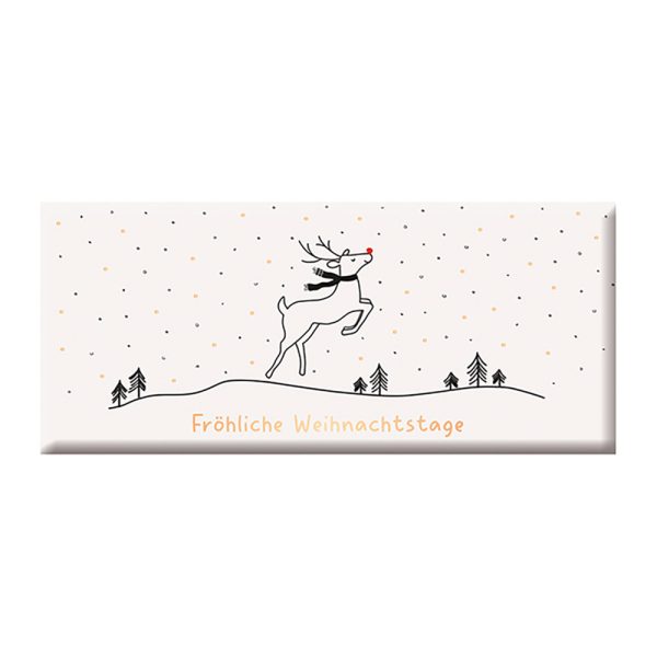 Fröhliche Weihnachtstage - Mini-Schokoladentafel