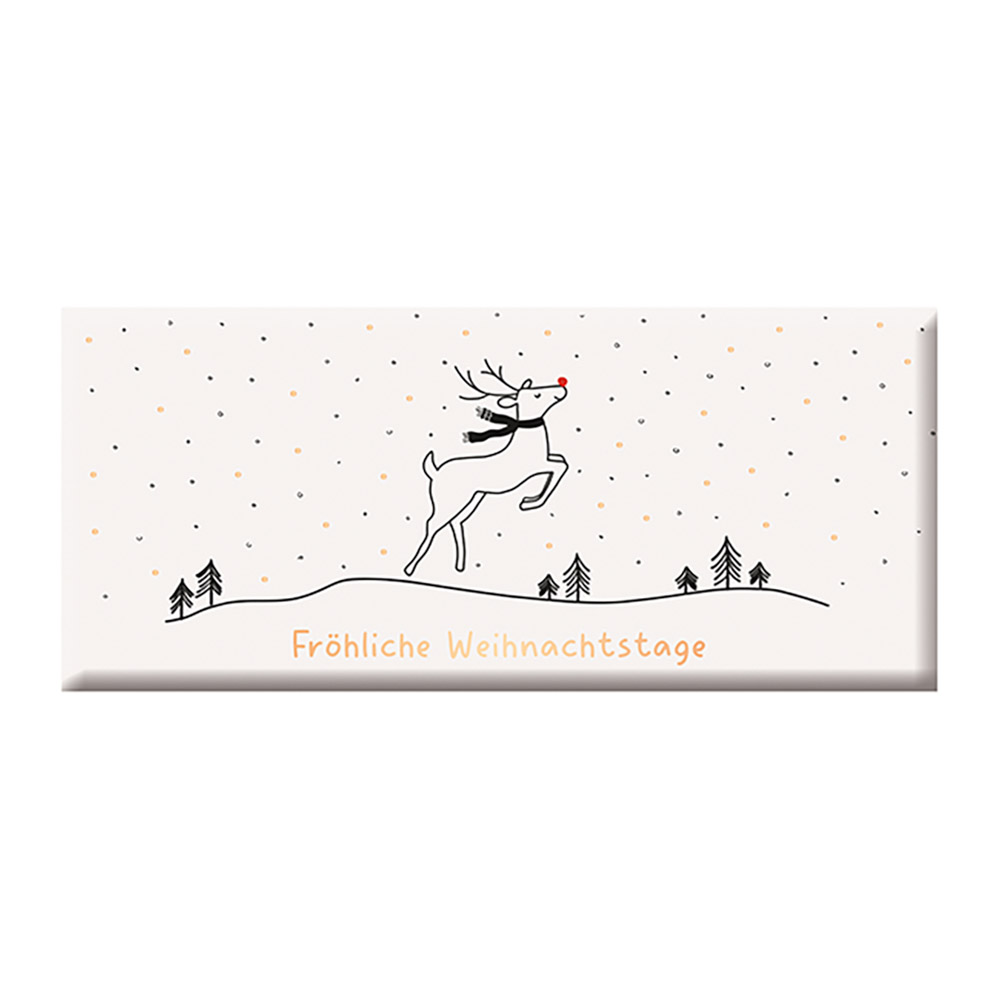 Fröhliche Weihnachtstage - Mini-Schokoladentafel