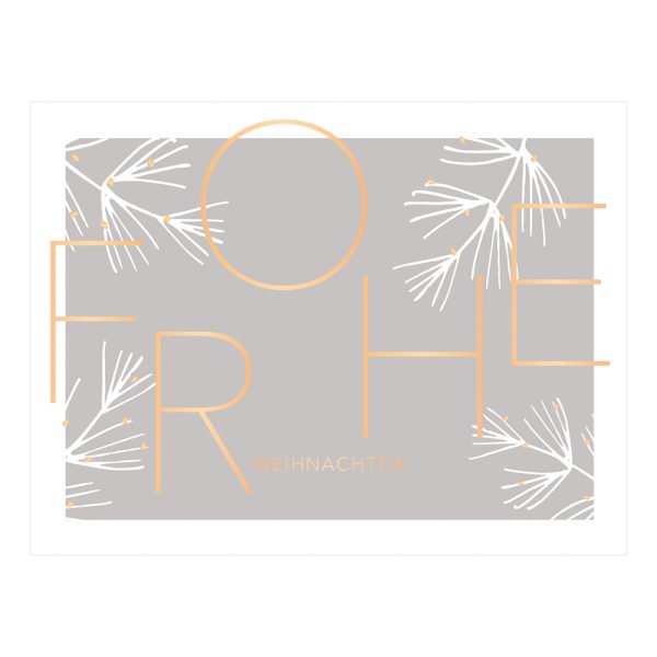 Frohe Weihnachten - Klappkarte