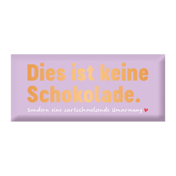 Dies ist keine Schokolade - Mini-Schokoladentafel