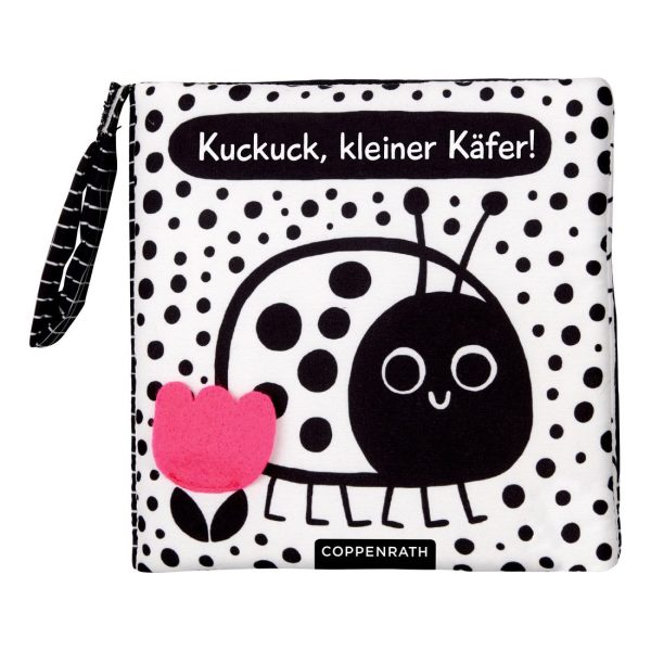 Stoffbuch "Kuckuck kleiner Käfer!" - Kontrastbuch