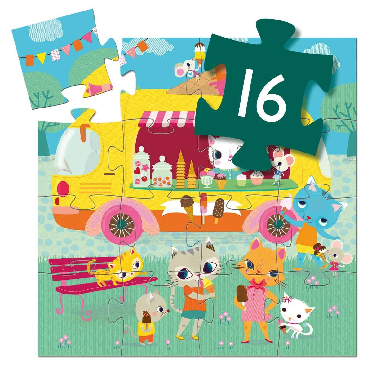 Puzzle - Eiswagen – Bild 4