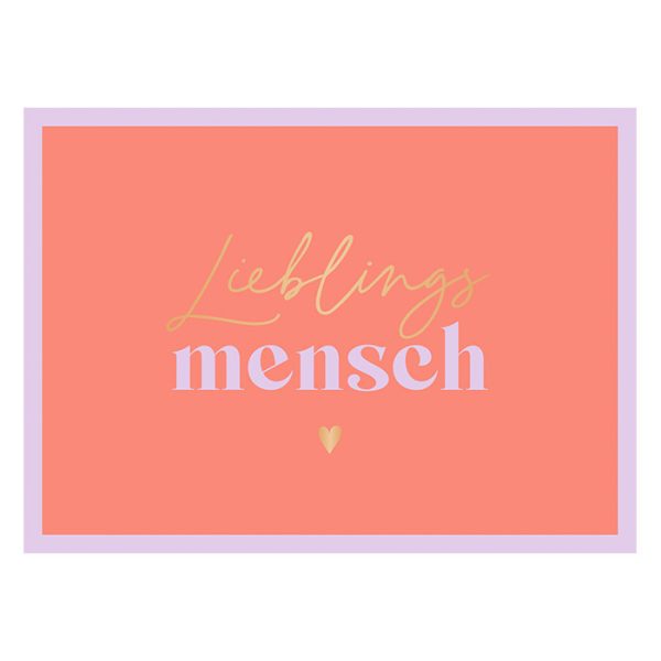 Lieblingsmensch - Postkarte