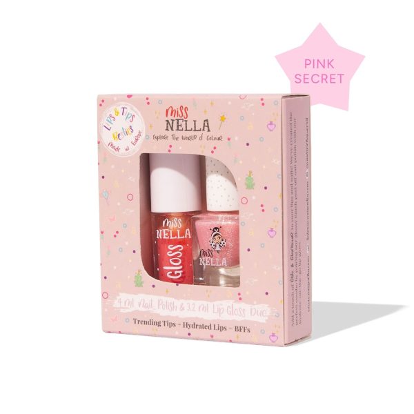 Sugar Hugs & Gloss Pink Secret - Lipgloss & Nagellack-Duo