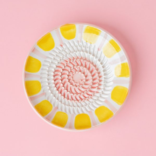 Keramikreibe Knoblauch & Käse - Rosa Valentina