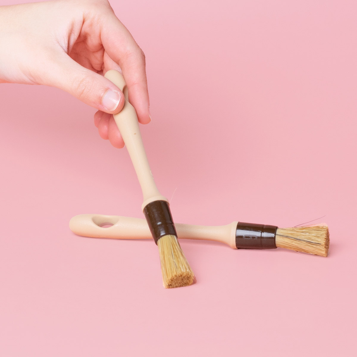 Pinsel für Keramikreibe