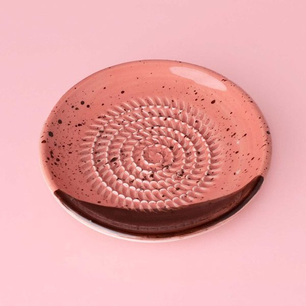 Keramikreibe Knoblauch & Käse - Schokolade mir Rosa