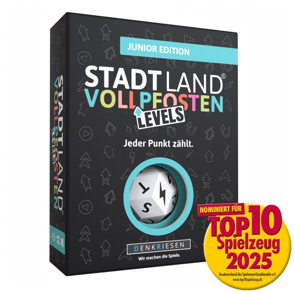 Stadt Land Vollpfosten Levels Junior Edition - Wortspiel