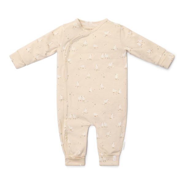 Strampler - Kleine Gans in Beige