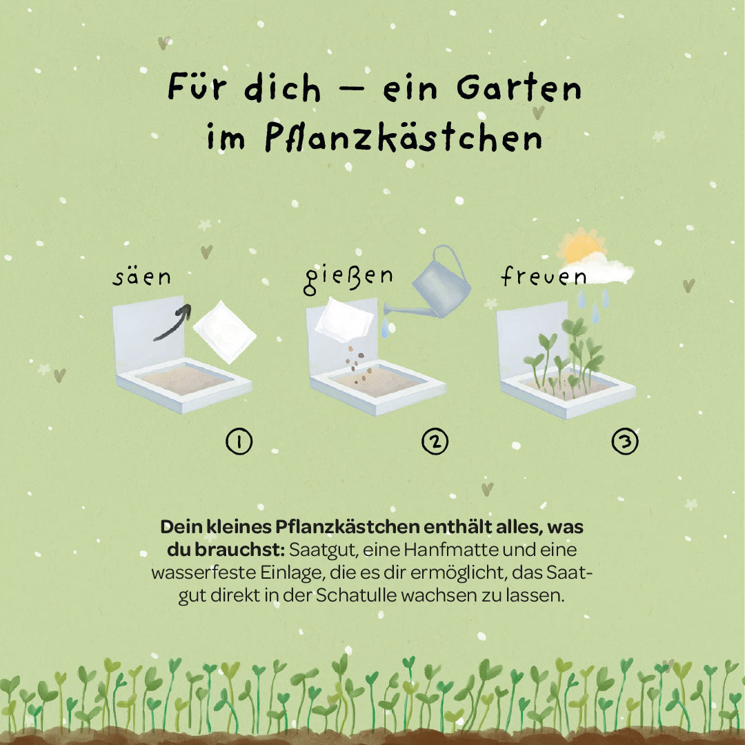 Gans lieben Dank - Pflanzkästchen – Bild 5