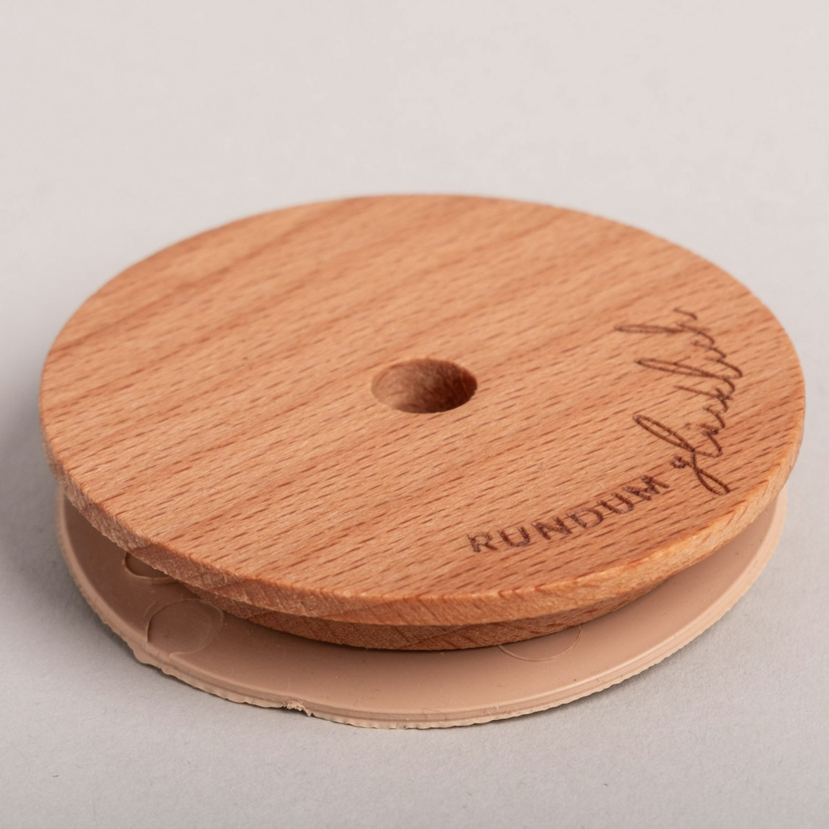 Rundum glücklich - Deckel für Hohes Trinkglas – Bild 3