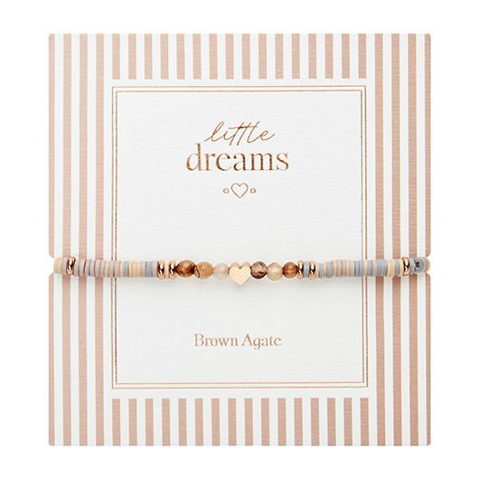 Little Dreams "Brauner Achat" - Armband