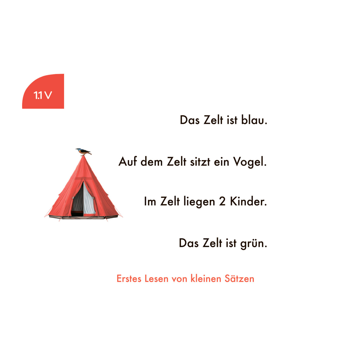 Erstes Lesen von kleinen Sätzen - Lochkasten – Bild 4