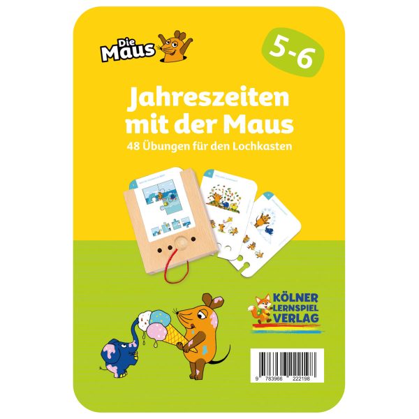 Jahreszeiten mit der Maus - Lochkasten