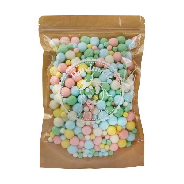 Pompons Set - Pastell