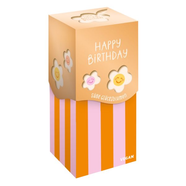 Happy Birthday - Süße Glücksblumen