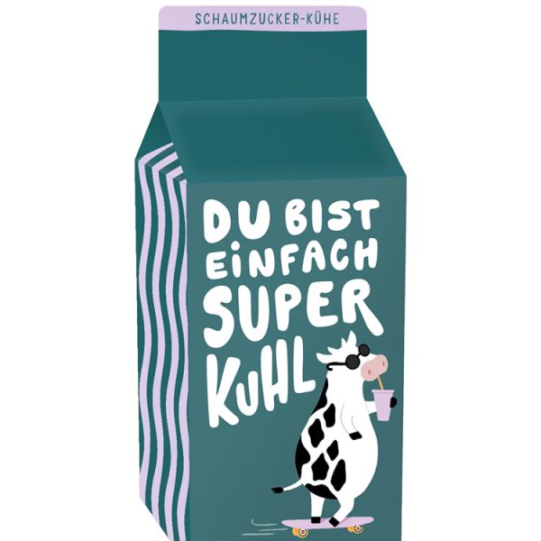 Du bist einfach superkuhl - Schaumzucker-Kühe