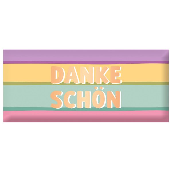 Dankeschön - Mini-Schokoladentafel