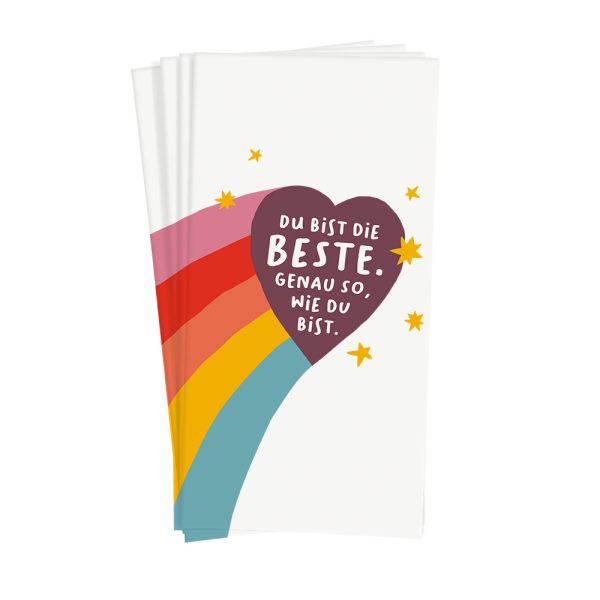 Du bist die Beste - Papiertaschentücher