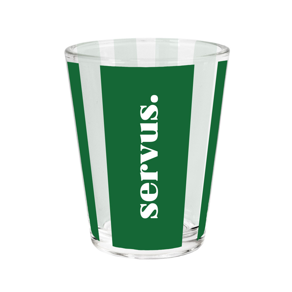Bergglück servus - Schnapsglas