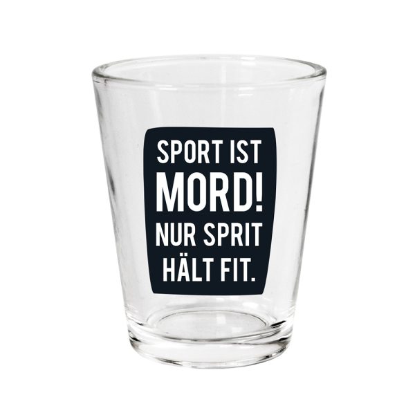 Sport ist Mord! - Schnapsglas