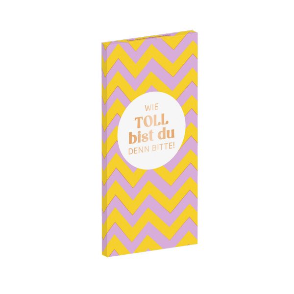 Wie toll bist du denn bitte! - Schokoladentafel