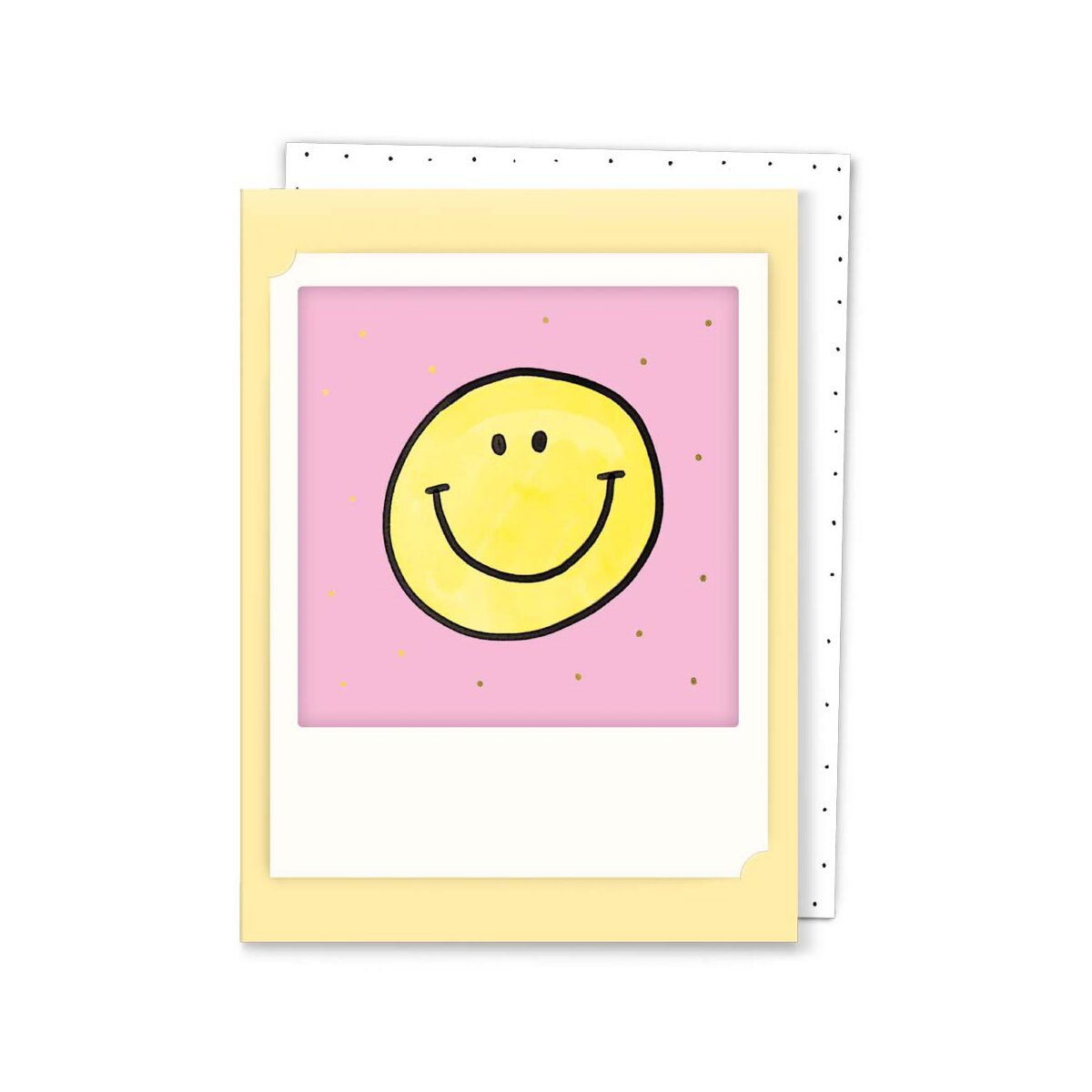 Smiley - Kleine Klappkarte