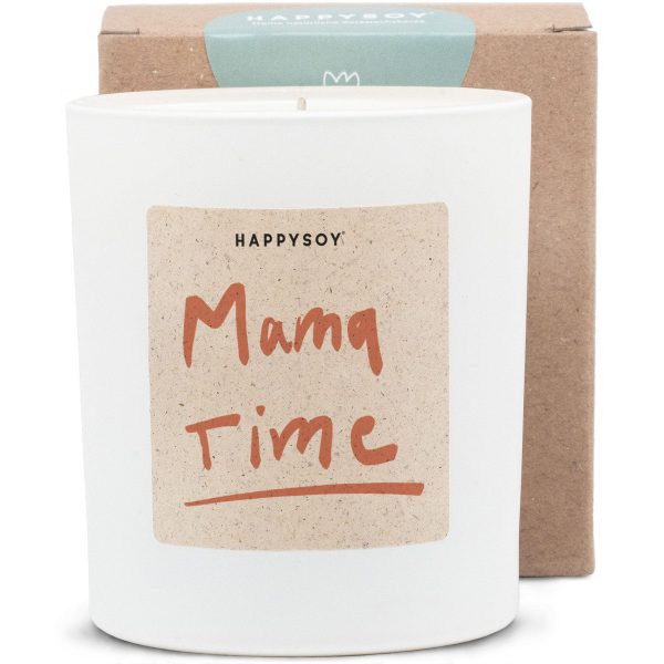 Mama time by Steffi Bauer - Duftkerze in Weiß