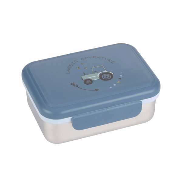 Edelstahl Lunchbox - Brotdose Traktor