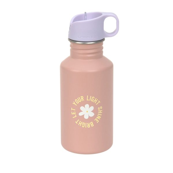 Edelstahl Kinder Trinkflasche - Let your light shine bright