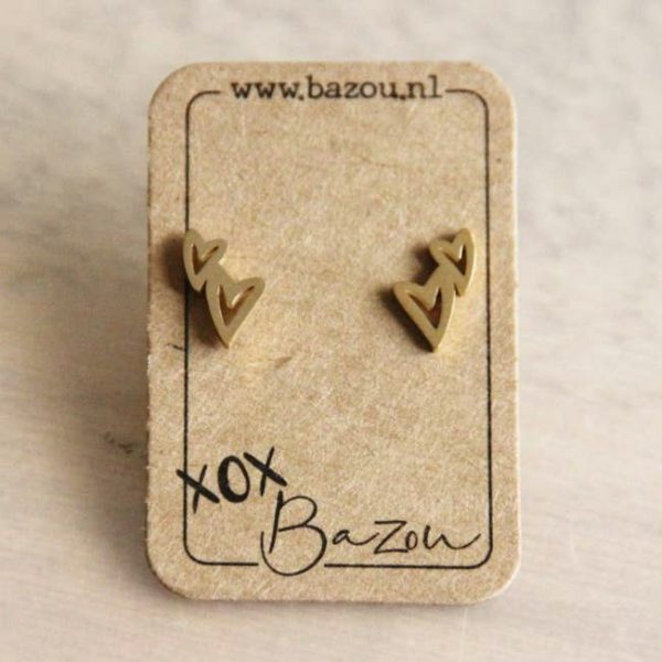 Ohrstecker Doppelherz - Ohrringe