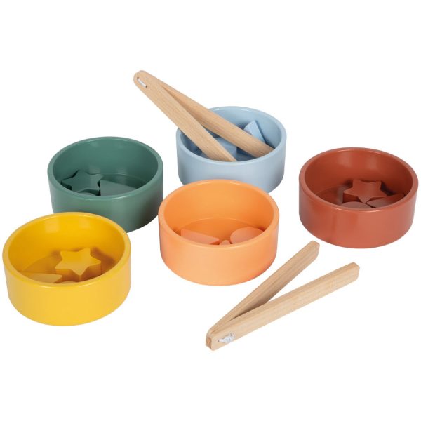 Sortierspiel mit Zange - Montessori