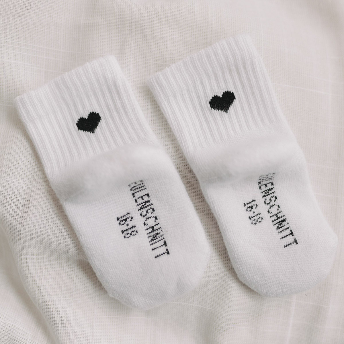 Herz - Babysocken – Bild 3
