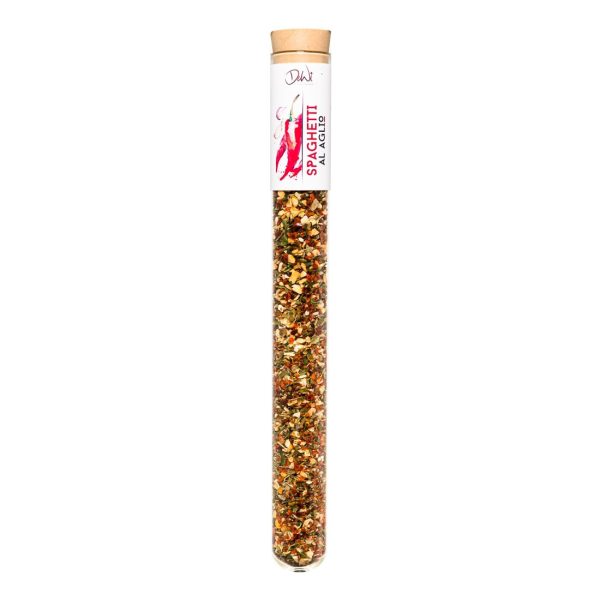 Spaghetti all'aglio XL - Gewürz im Reagenzglas