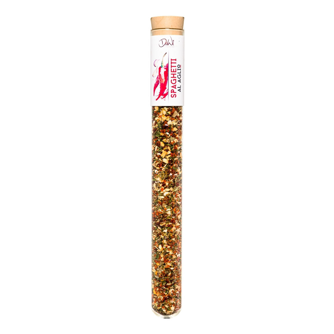 Spaghetti all'aglio XL - Gewürz im Reagenzglas