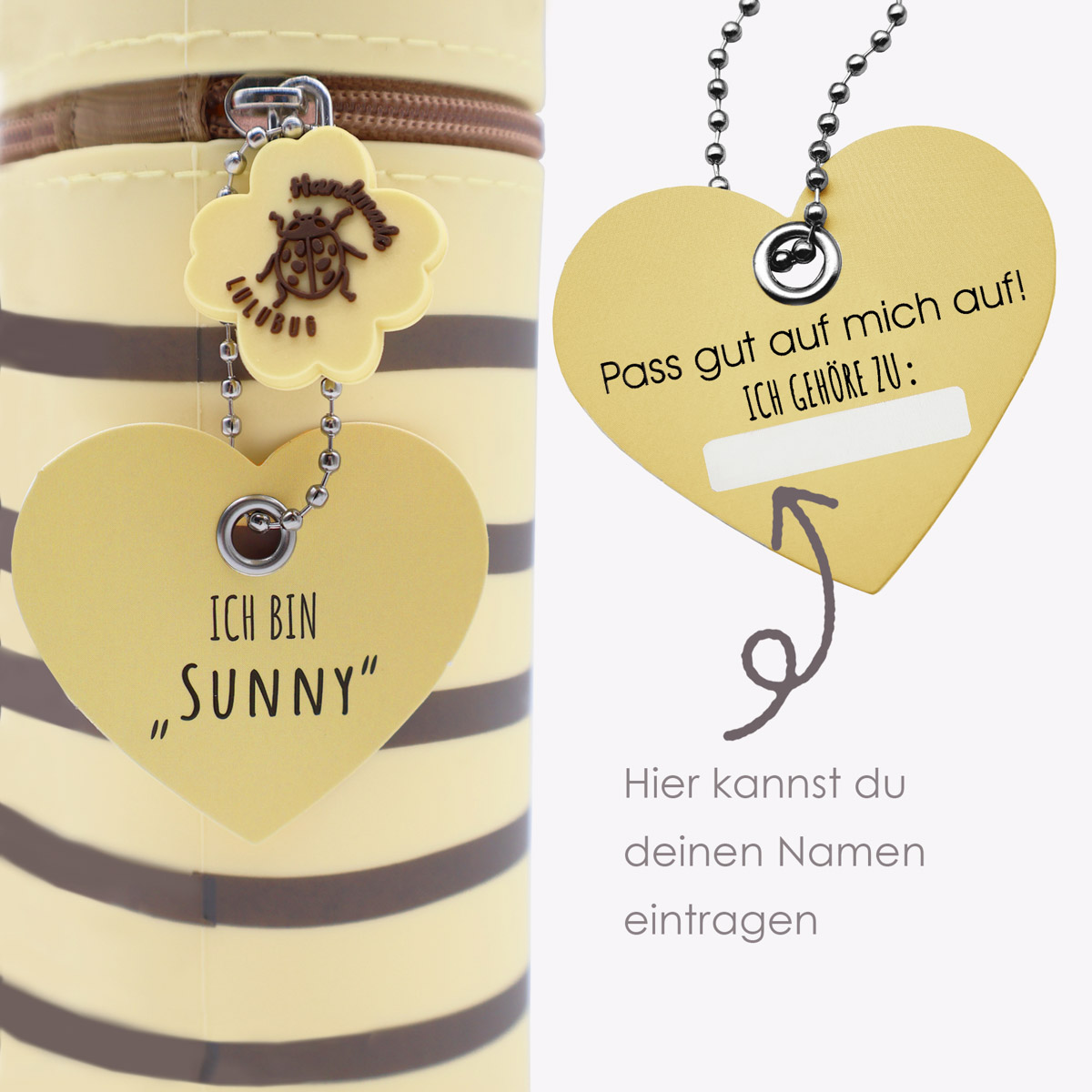 Federmäppchen aus Silikon - Biene "Sunny" – Bild 5