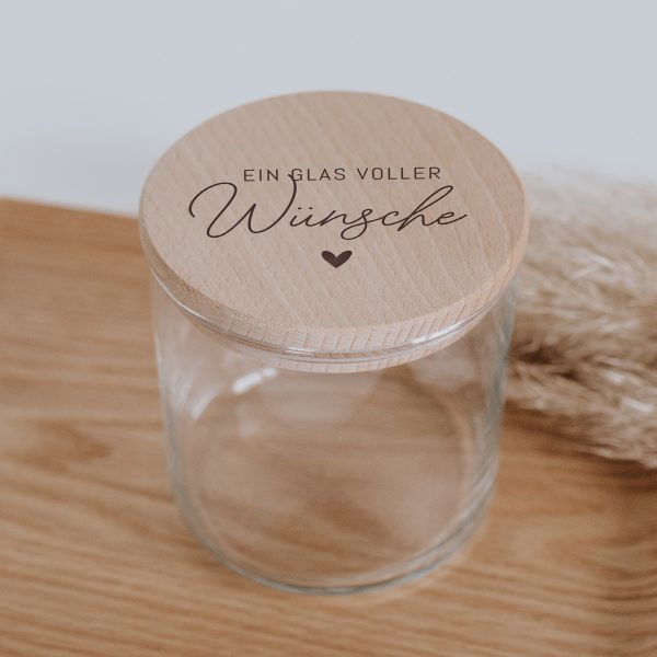 Ein Glas voller Wünsche - Vorratsglas