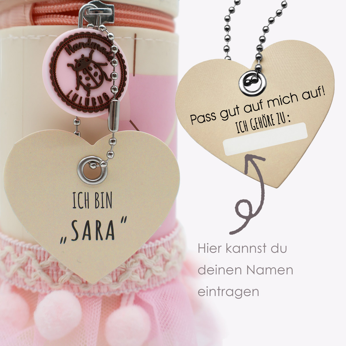 Federmäppchen aus Silikon - Fee "Sara" – Bild 4