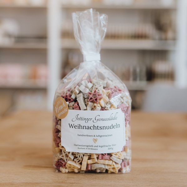 Weihnachtsnudeln – Dreifarbige Pasta