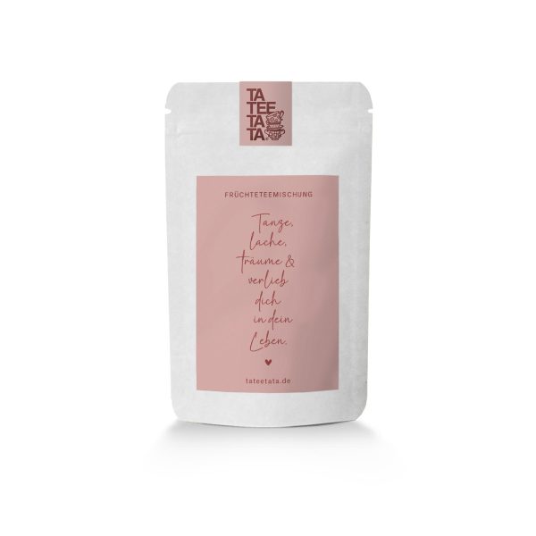 Tanze, Lache, Träume - Rhabarberschorle Früchtetee 15g