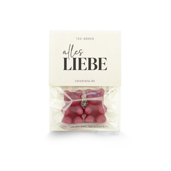 Alles Liebe - Himbeer Vanille Teebären
