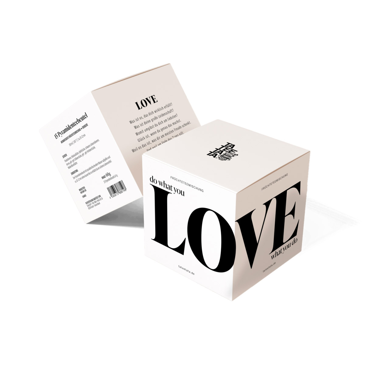 Do what you love - Teebox Erdbeer Früchtetee